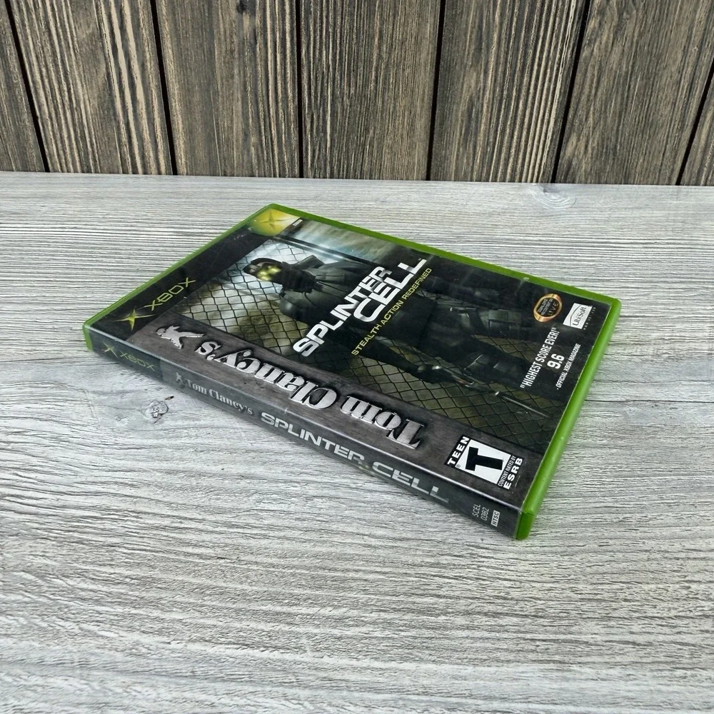 Splinter Cell - Microsoft Xbox (Used-Great condition, Tested, Classic Action)